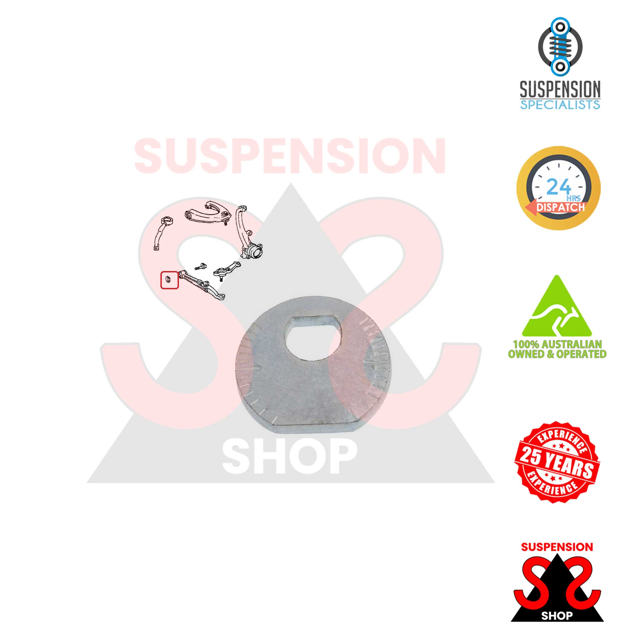 Lower Caster Shim, axle beam for Lexus SC JZZ31 UZZ30 1991-2000