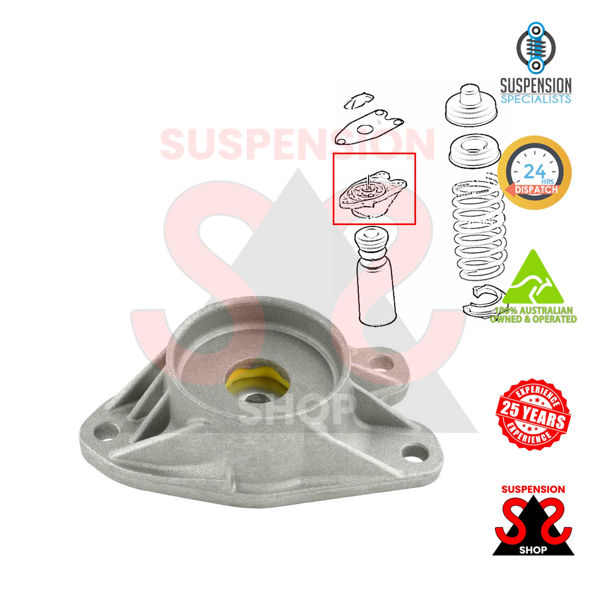 Rear Shock Strut Support Mount for BMW 1 Series 2011-2020