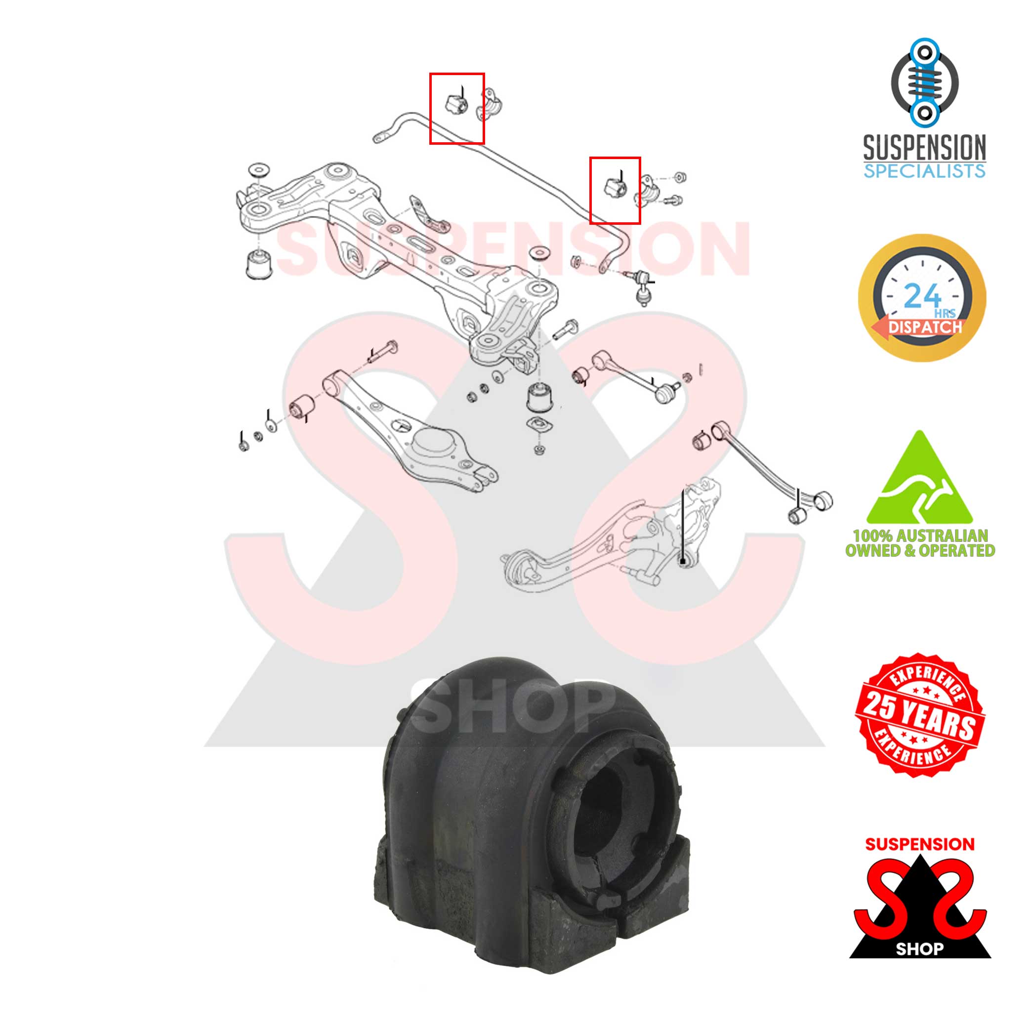 Rear Sway Bar D Bush for Kia Carnival 2014-2020