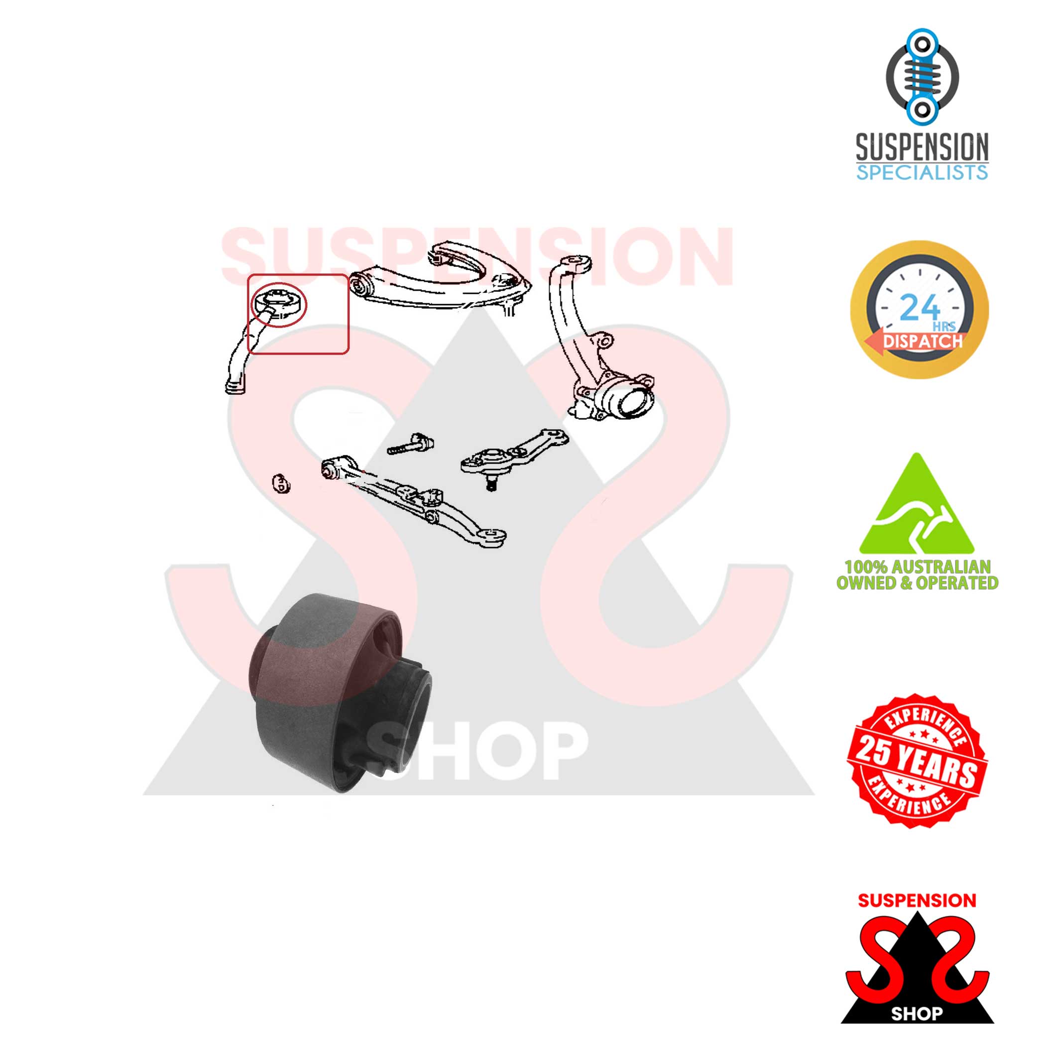 Front Lower Control Arm Bush for Toyota Crown JZS151 JZS155 JZS171 JZS175