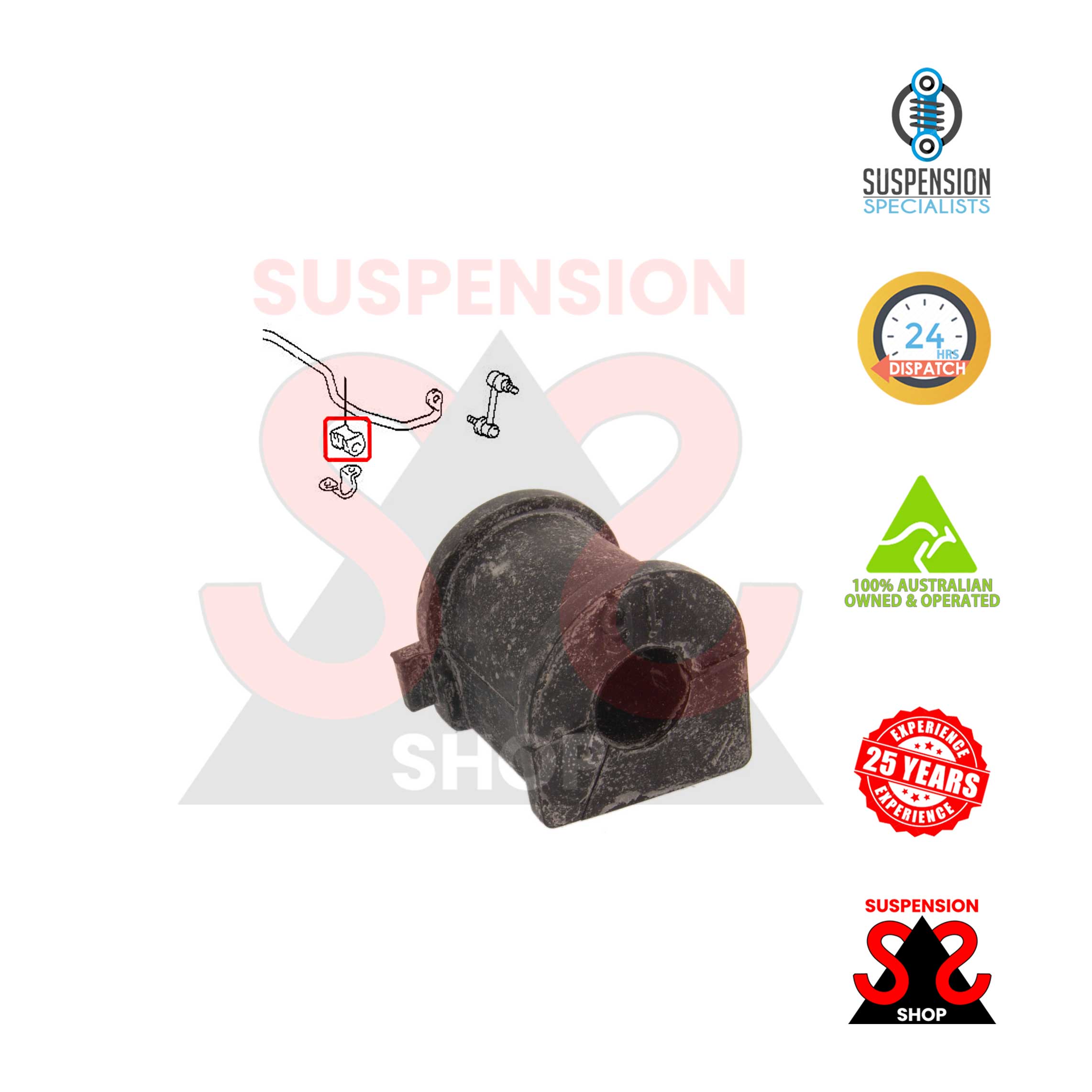Rear Sway Bar D Bush for Toyota Celica ST202 ST202C ST204 1993-1999